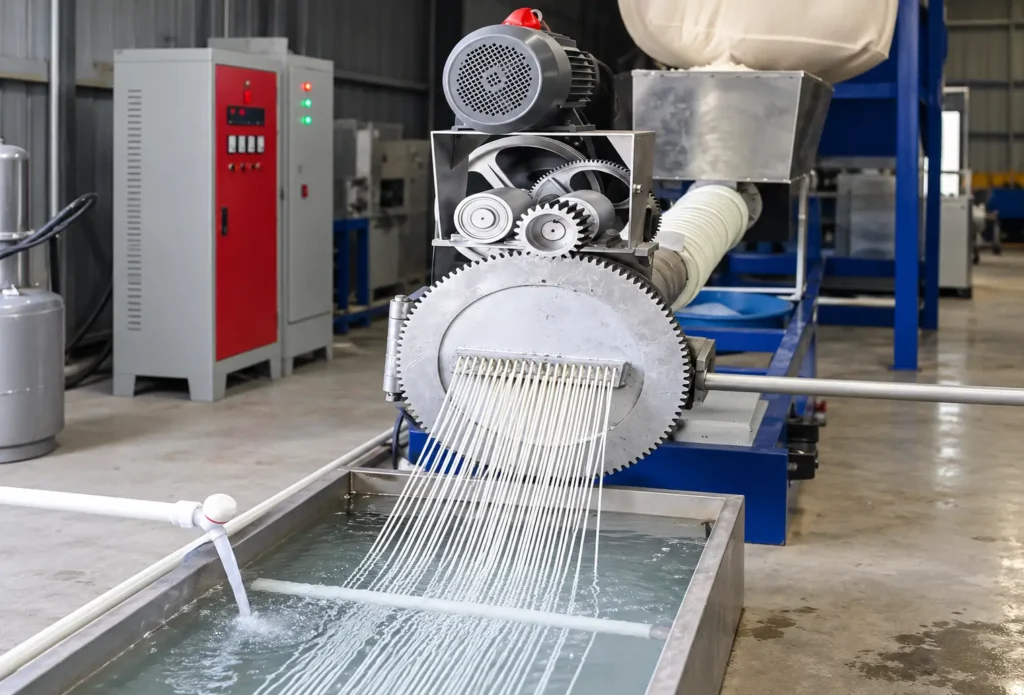 plastic pelletizing extrusion line